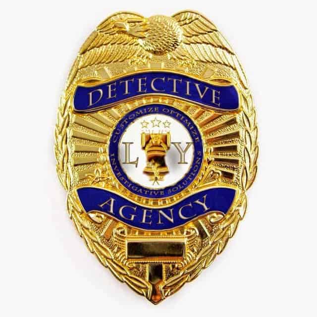 Badge showing LY Detectives Private Investigators Logo